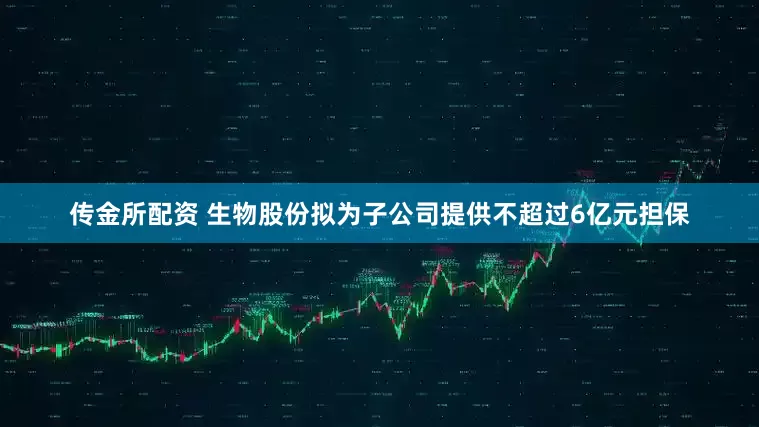 传金所配资 生物股份拟为子公司提供不超过6亿元担保