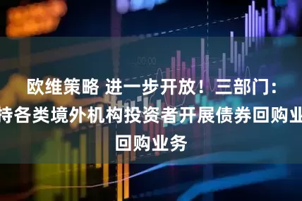 欧维策略 进一步开放！三部门：支持各类境外机构投资者开展债券回购业务